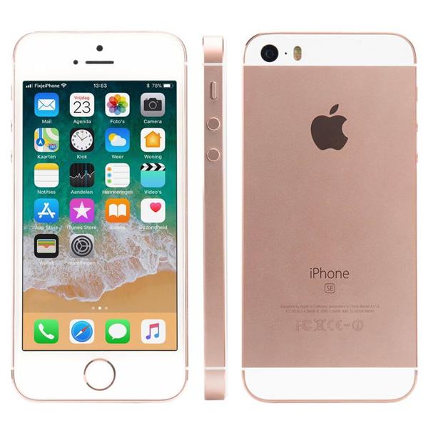 Grote foto apple iphone se 64gb simlockvrij rose goud garantie telecommunicatie apple iphone