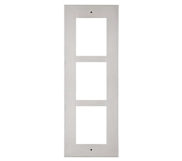 Grote foto 2n inbouw installatieframe met grootte 3 modules voor helios ip verso moet altijd gebruikt worden audio tv en foto professionele video apparatuur