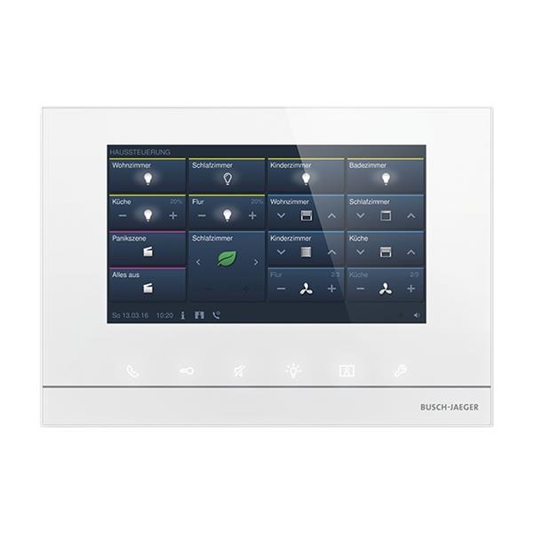 Grote foto busch free homepanel 7 video binnenpost met 17 8 cm 7 touchdisplay kleur zwart verzamelen overige verzamelingen