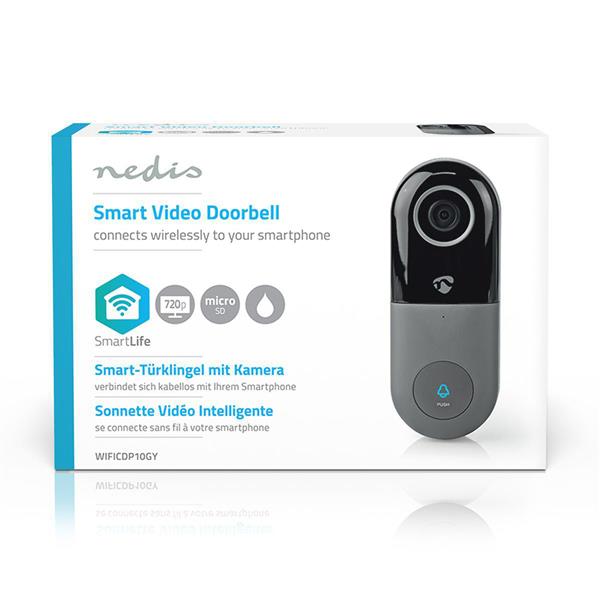 Grote foto wi fi smart videodeurbel bediening via app microsd sleuf hd 1080p wi fi smart videodeurbel b verzamelen overige verzamelingen