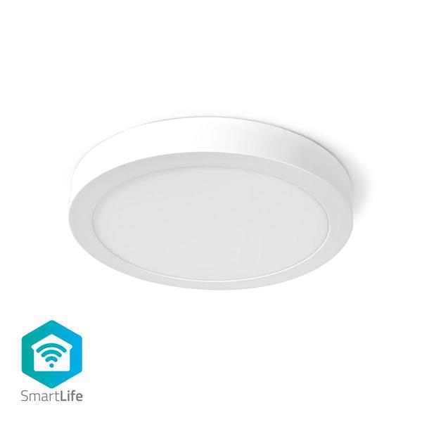 Grote foto wi fi smart plafondlamp rond 30 cm warm tot koel wit 1400 lm 18 w slank design alumi verzamelen overige verzamelingen