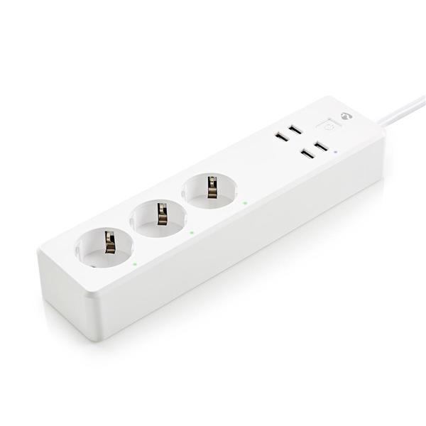 Grote foto wi fi smart stekkerdoos 3x schuko type f 4x usb 16 a wi fi smart stekkerdoos 3x schuko type verzamelen overige verzamelingen