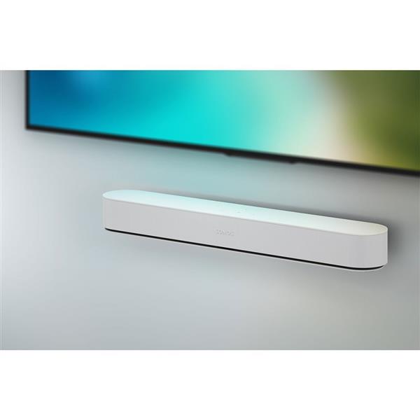 Grote foto sonos beam wallmount ophangsysteem kleur wit audio tv en foto luidsprekers