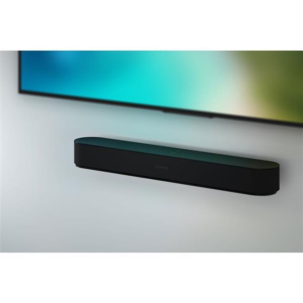 Grote foto sonos beam wallmount ophangsysteem kleur wit audio tv en foto luidsprekers