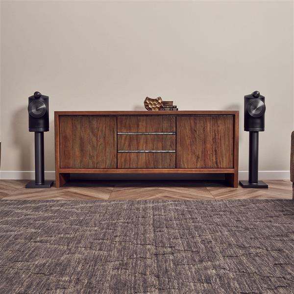 Grote foto bowers wilkins formation duo floor standard kleur zwart audio tv en foto luidsprekers