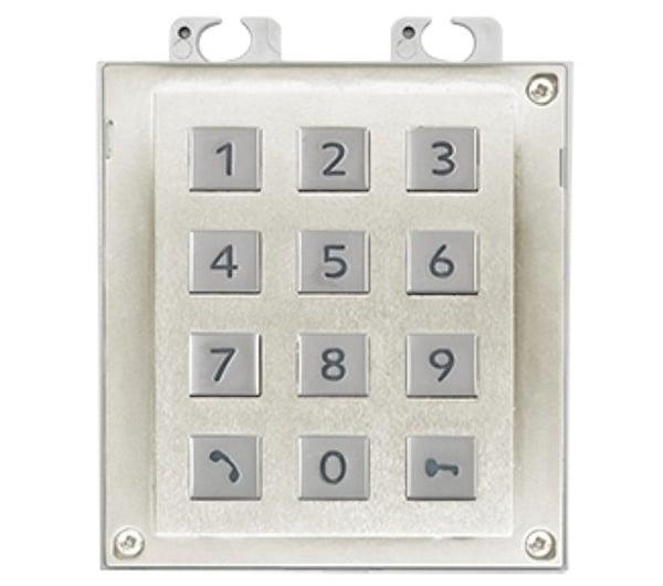 Grote foto 2n numerisch keypad voor modulair helios verso ip videofoonsysteem kleur zwart audio tv en foto professionele video apparatuur