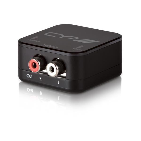 Grote foto cyp au d3 192 digitale audio converter dac audio tv en foto luidsprekers