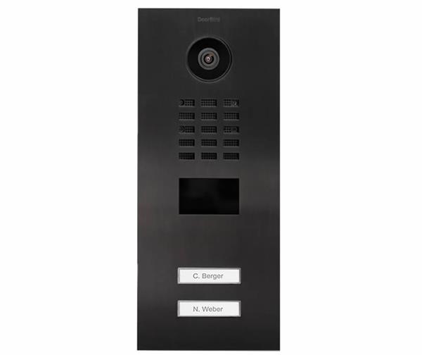 Grote foto doorbird ip intercom d2102v titanium 2 drukknoppen doorbird ip intercom d2102v titanium 2 drukkno audio tv en foto professionele video apparatuur