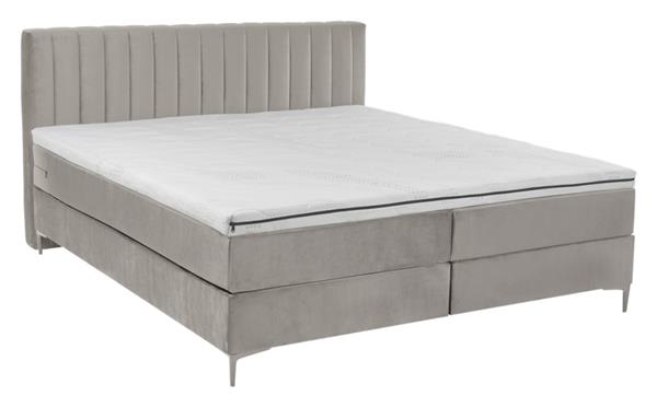 Grote foto boxspring cindy 140x200 cr me beige huis en inrichting bedden