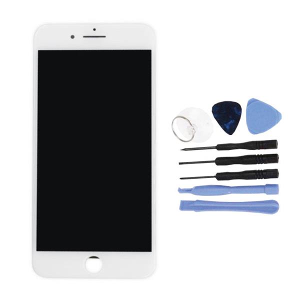 Grote foto iphone 7 plus scherm touchscreen lcd onderdelen aa kwaliteit wit gereedschap telecommunicatie toebehoren en onderdelen