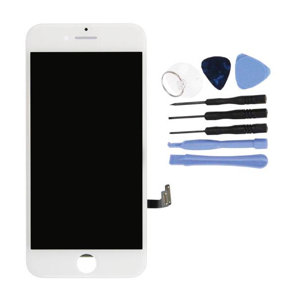 Grote foto iphone 7 scherm touchscreen lcd onderdelen aa kwaliteit wit gereedschap telecommunicatie toebehoren en onderdelen