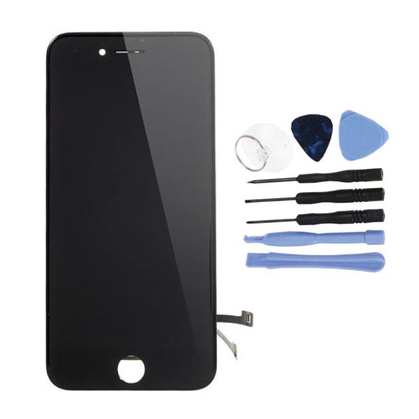 Grote foto iphone 7 scherm touchscreen lcd onderdelen a kwaliteit zwart gereedschap telecommunicatie toebehoren en onderdelen
