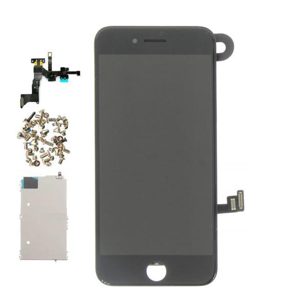 Grote foto iphone 8 voorgemonteerd scherm touchscreen lcd onderdelen a kwaliteit zwart telecommunicatie toebehoren en onderdelen