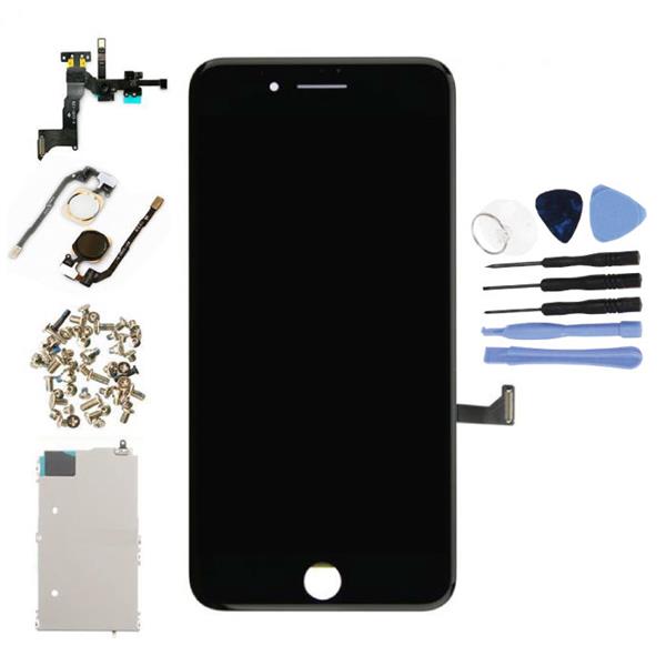 Grote foto iphone 7 plus voorgemonteerd scherm touchscreen lcd onderdelen a kwaliteit zwart gereedsc telecommunicatie toebehoren en onderdelen