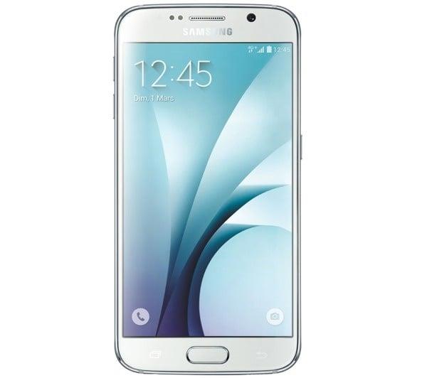 Grote foto samsung galaxy s6 g920f smartphone unlocked sim free 32 gb nieuwstaat wit 3 jaar garantie telecommunicatie mobieltjes