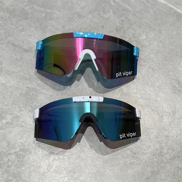Grote foto gepolariseerde zonnebril fiets ski sport bril shades uv400 wit roze groen kleding dames sieraden