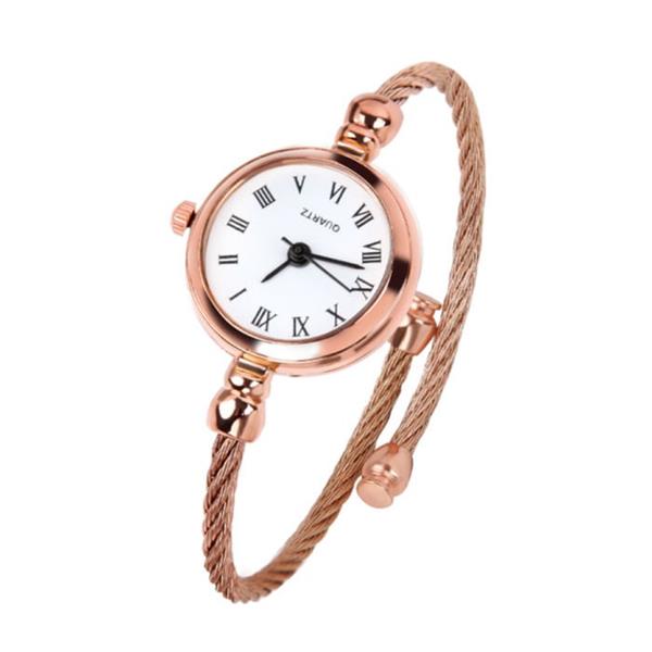 Grote foto vintage horloge voor dames luxe kwarts polshorloge rose gold kleding dames horloges