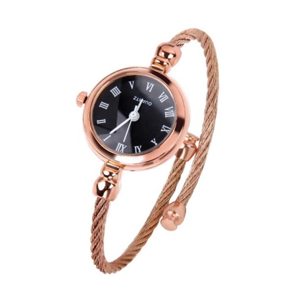 Grote foto vintage horloge voor dames luxe kwarts polshorloge rose gold kleding dames horloges