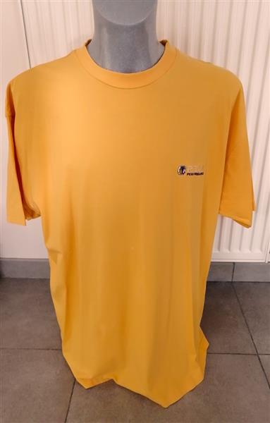 Grote foto vintage donkergeel shirt van peak performance xxl kleding heren t shirts