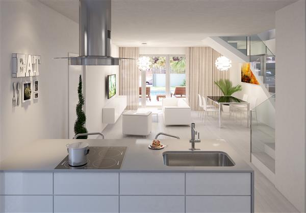 Grote foto villamartin luxeuze moderne villa met zeezicht huizen en kamers vrijstaand