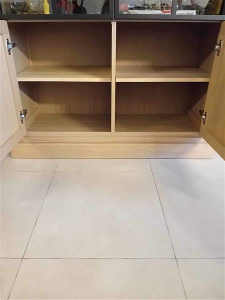 Grote foto zeer mooie vitrinekast eiken nieuwstaat huis en inrichting vitrinekasten