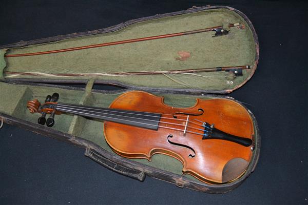 Grote foto duitse 4 4 viool antiek muziek en instrumenten violen en altviolen