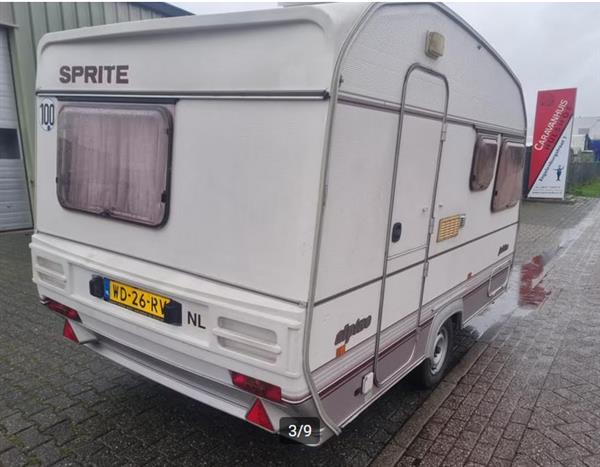 Grote foto sprite alpine xl 3.90 bj 1990 jubilee z.g.o.h. caravans en kamperen caravans