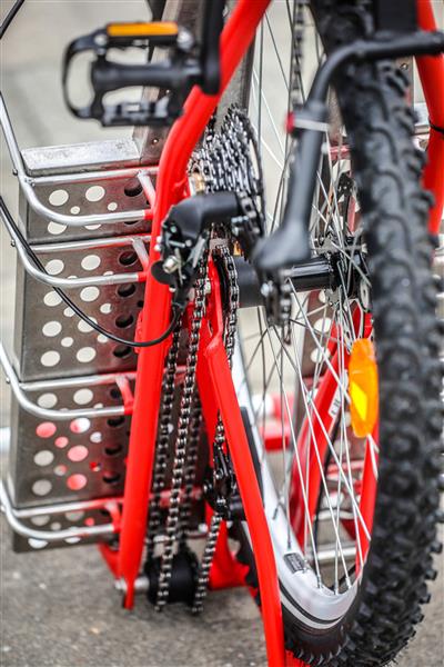Grote foto inklapbare bakfiets fietsen en brommers bakfietsen