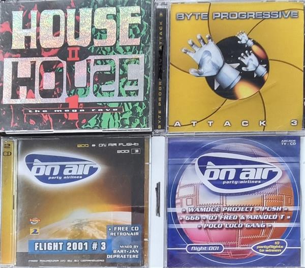 Grote foto 4 x cd house cd en dvd dance en house