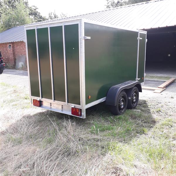 Grote foto trailer groen 750 kg auto diversen aanhangers