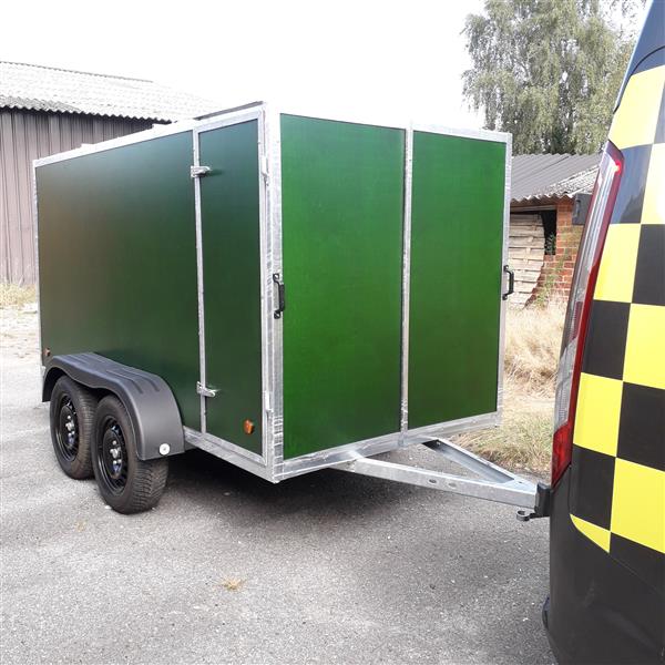 Grote foto trailer groen 750 kg auto diversen aanhangers