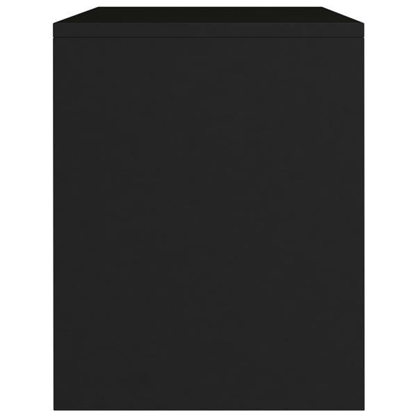 Grote foto vidaxl nachtkastjes 2 st 40x30x40 cm bewerkt hout zwart huis en inrichting complete slaapkamers