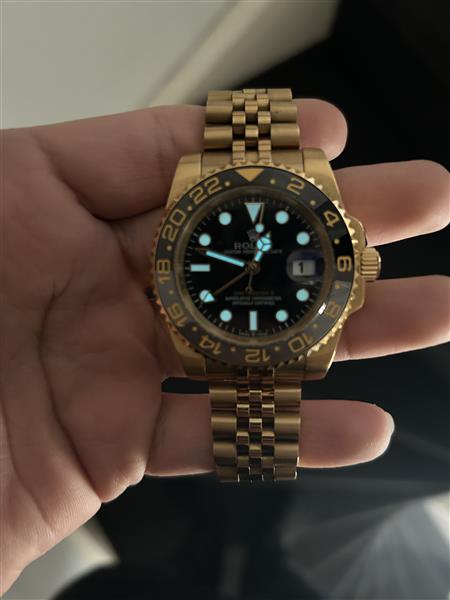 Grote foto rolex gmt master sieraden tassen en uiterlijk heren