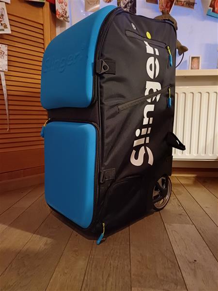 Grote foto slinger bag tennisballenmachine sport en fitness tennis