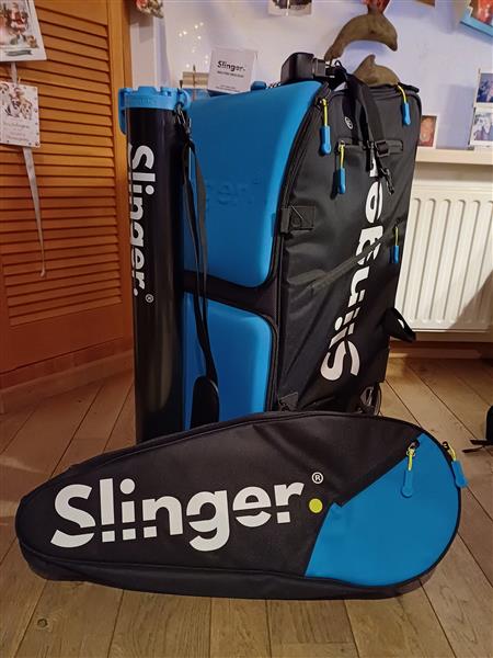 Grote foto slinger bag tennisballenmachine sport en fitness tennis