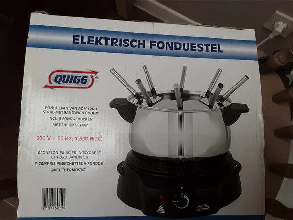 Grote foto elektrisch fonduestel huis en inrichting keukenapparatuur