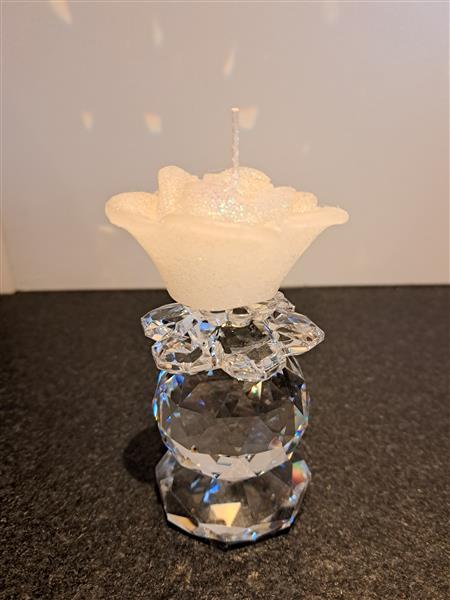 Grote foto te koop swarovski kandelaartje 103 010281 antiek en kunst decoraties