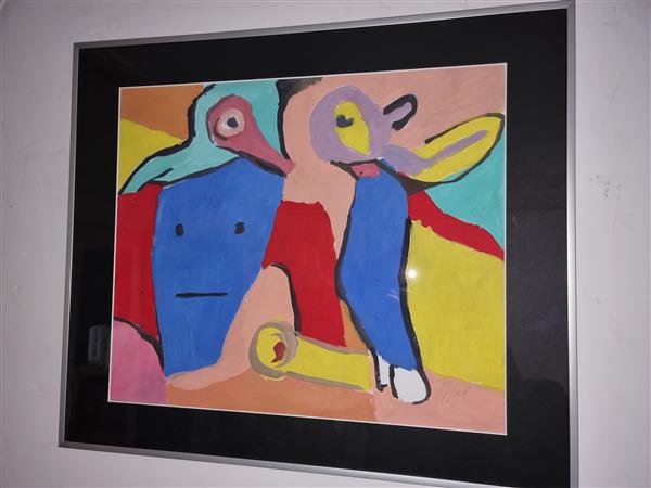 Grote foto karel appel antiek en kunst klassiek