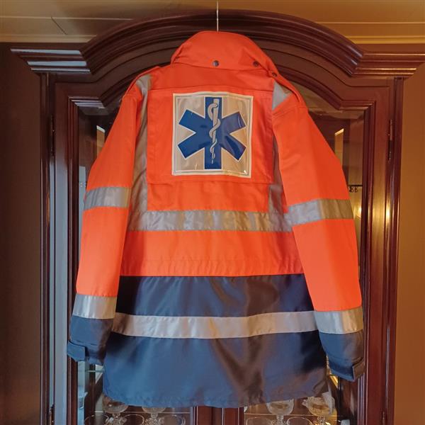 Grote foto interventiejas ambulance kleding heren overige herenkleding