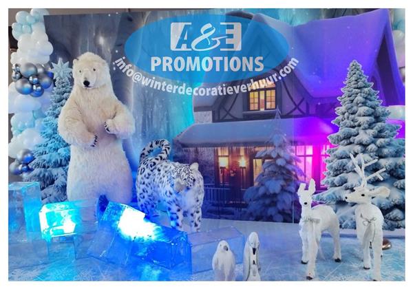 Grote foto sneeuwpanter verhuur wintersprookje figuren brugge diensten en vakmensen entertainment