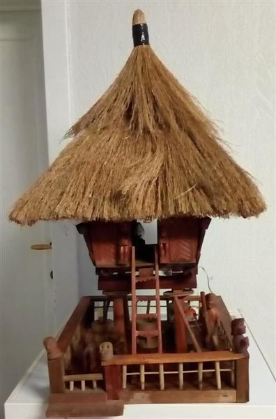 Grote foto exotische houten hut filippijnen verzamelen overige