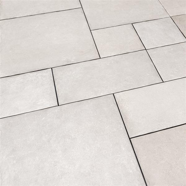 Grote foto castle stones keramische kloostertegels onderhoudsvrij wit beige 34.95m doe het zelf en verbouw tegels