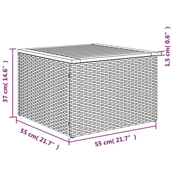 Grote foto vidaxl 5 delige loungeset met kussens poly rattan zwart tuin en terras tuinmeubelen