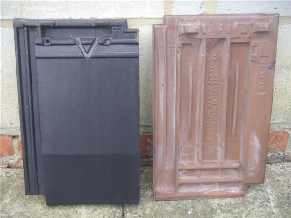 Grote foto dakpan type koramic narvik matzwart verglaasd doe het zelf en verbouw dakbedekking