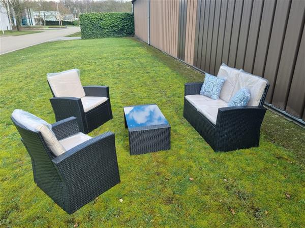 Grote foto lounge set uit faling voorraad beperkt tuin en terras tuinmeubelen