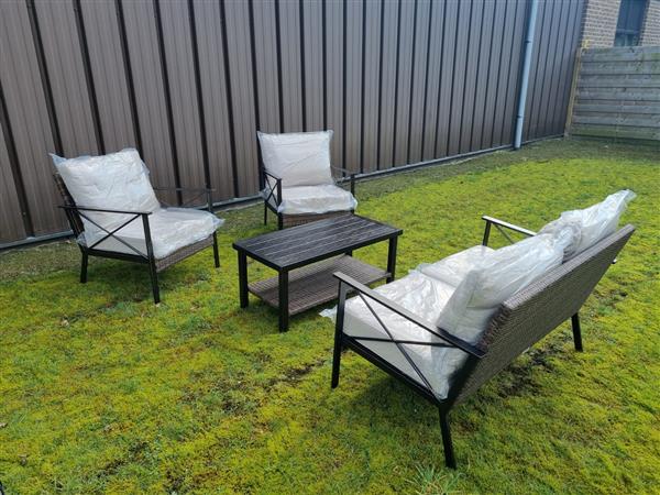 Grote foto tuinset uit faling voorraad beperkt tuin en terras tuinmeubelen