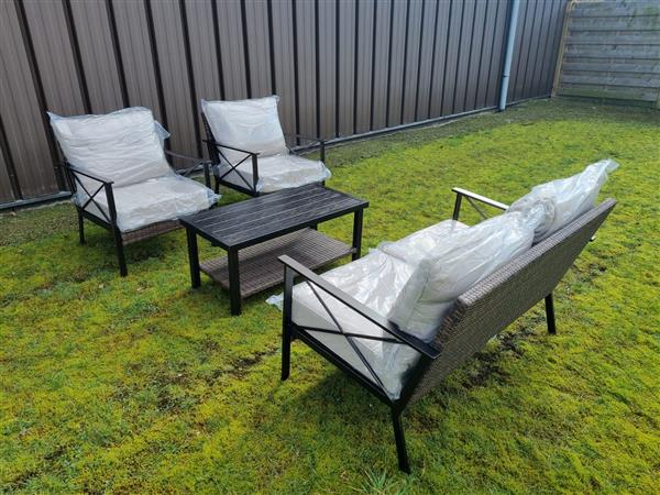 Grote foto tuinset uit faling voorraad beperkt tuin en terras tuinmeubelen