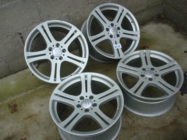 Grote foto 18 inch 5 dubbelspaak velgen steek 5x112 auto onderdelen banden en velgen