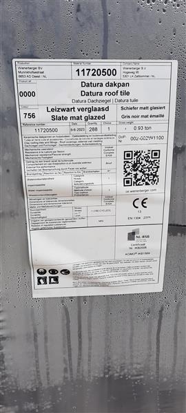 Grote foto dakpannen wienerberger datura lei zwart doe het zelf en verbouw dakbedekking