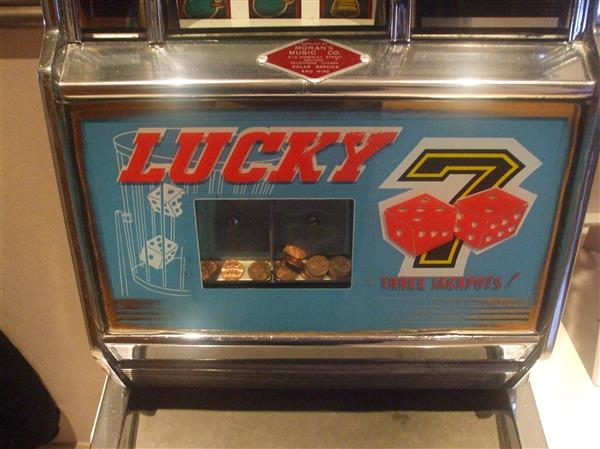 Grote foto eenarmige bandiet verzamelen gokkasten en fruitautomaten